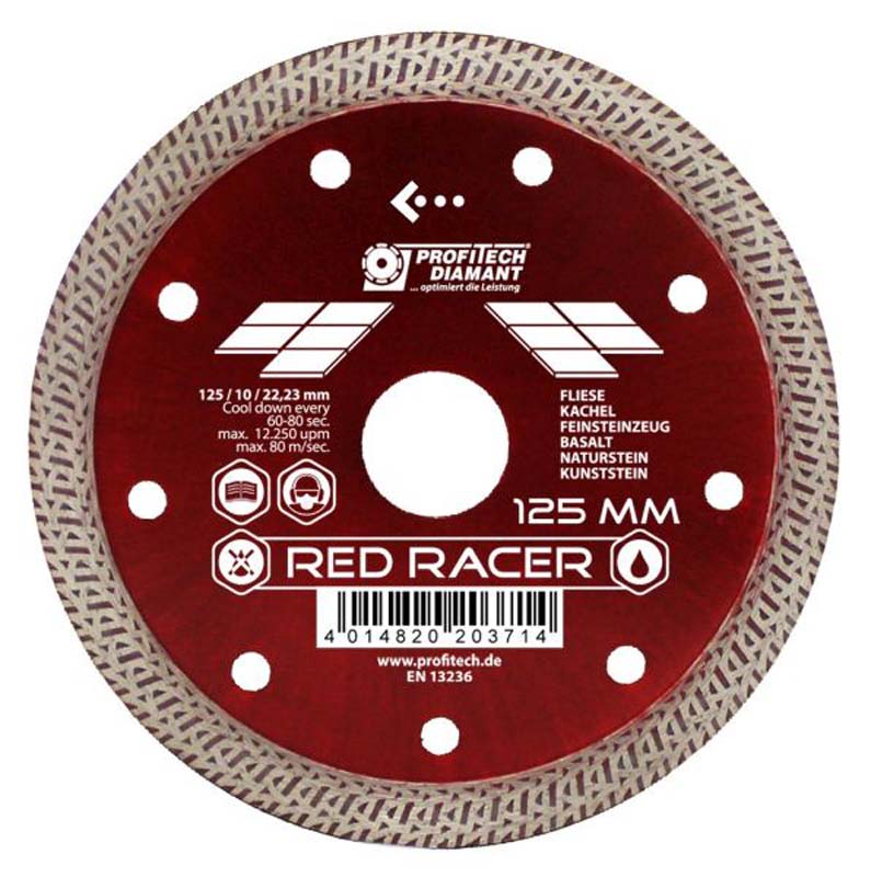 Diamant tegelschijf Haakse Slijper - Red Racer